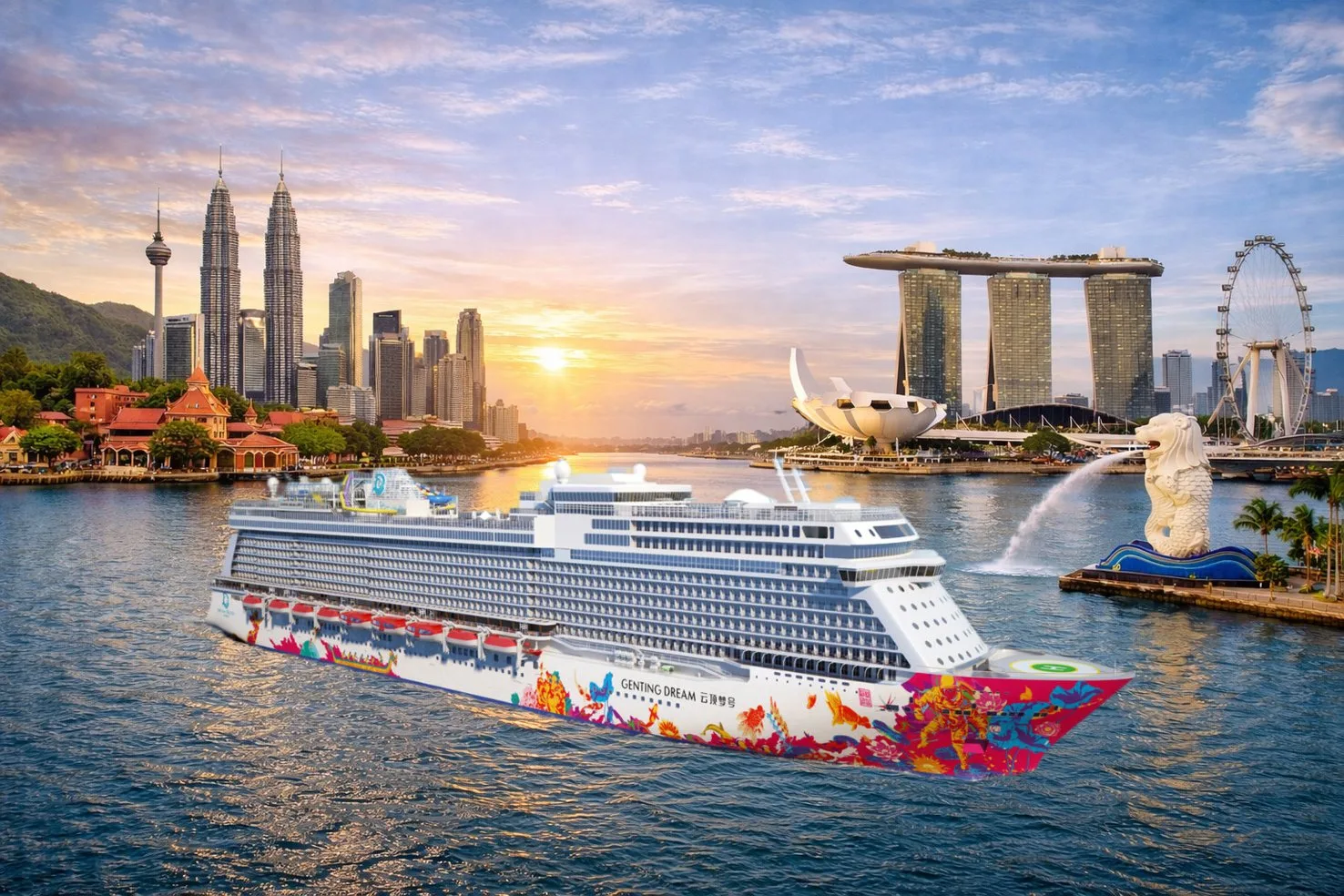 Genting Dream onboard view