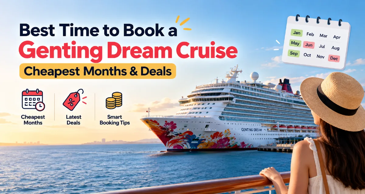 Best time to book a Genting Dream cruise for the cheapest price